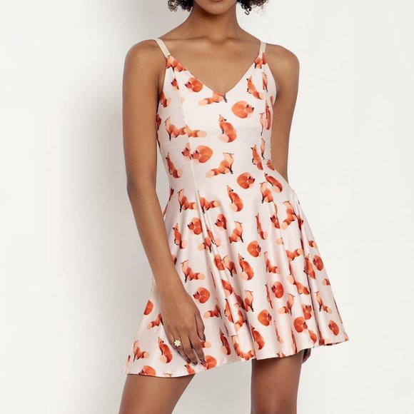 Blackmilk Dresses & Skirts - Blackmilk Ghost Foxes Mini Strappy Dress NWT M